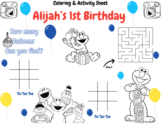 Coloring Activity Sheets